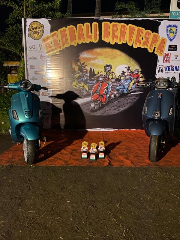 BKRTI Kembali Ikut Ajang Kontes Motor Vespa di Bali