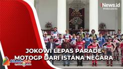 Parade Pembalap MotoGP Dilepas Presiden Jokowi Dari Halaman Istana Negara