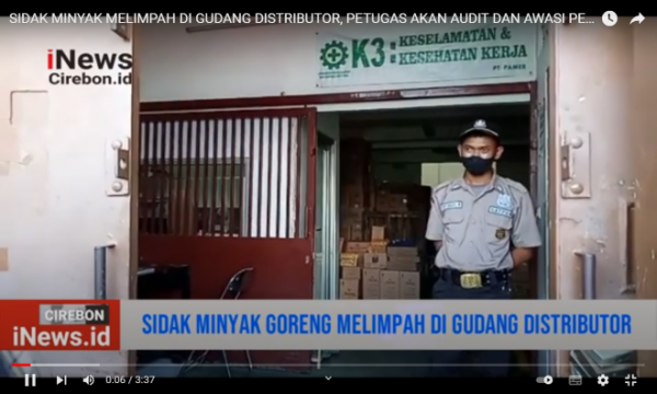 Video Sidak Gudang Minyak Goreng di Kota Cirebon