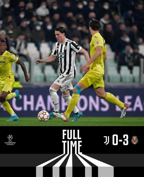  Juventus Catatkan Rekor Buruk, Tiga Musim Berturut-Turut Tak Lolos 16 Besar Liga Champions