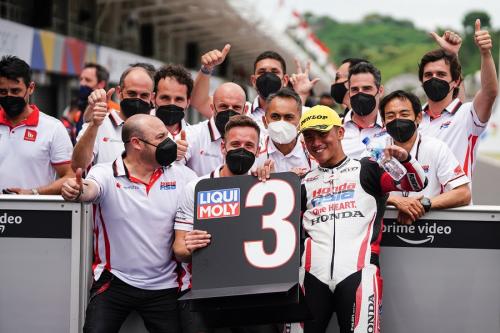 Mario Aji Raih Start Posisi Ketiga di Moto3 Mandalika 2022