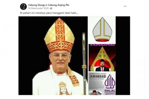 Benarkah Logo Halal Kemenag Berasal dari Penutup Kepala Uskup? Ini Penjelasan Kemenag