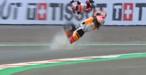 Sesi Pemanasan MotoGP, Marc Marquez Kecelakaan Lagi