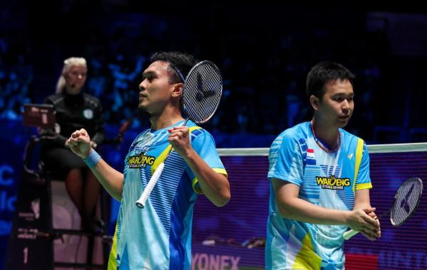 All England 2022, Hendra/Ahsan Lawan Fikri/Bagas di All Indonesian Final