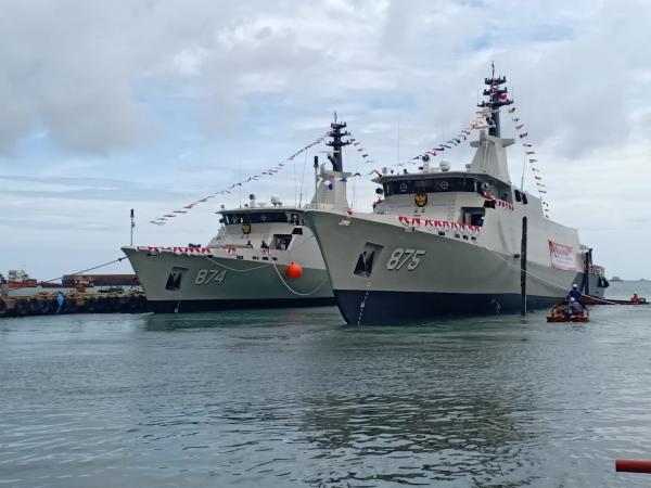 TNI AL Launching Dua Kapal Perang Untuk Amankan Laut Indonesia