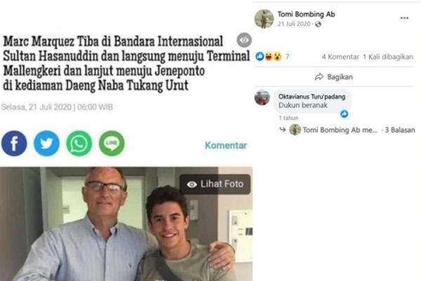 Soal Marc Marquez Gegar Otak dan Sempat Dibawa ke Sangkal Putung, Begini Faktanya