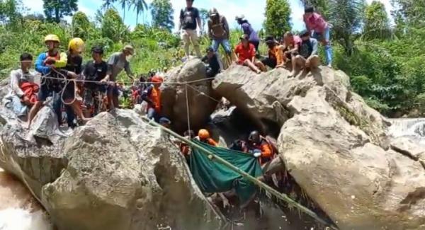 Korban Hilang Akibat Mobil Terjung ke Sungai di Toraja Akhirnya Ditemukan