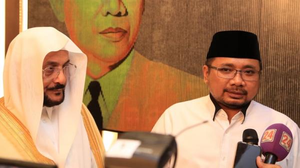 Bertemu Menteri Arab Saudi, Menag Yaqut Bahas Pengaturan Mikrofon Ibadah