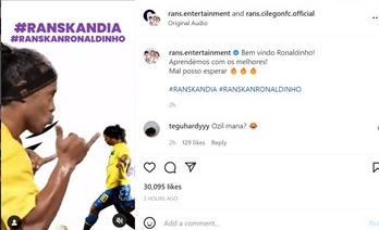 Raffi Ahmad Boyong Ronaldinho Perkuat RANS Cilegon FC