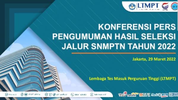 SNMPTN 2022 Resmi Diumumkan, Perserta Lolos Hanya 20 Persen