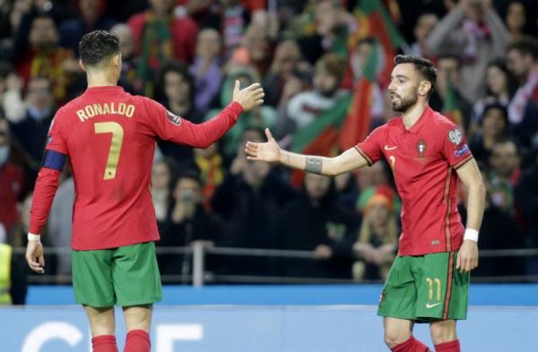 Timnas Portugal vs Makedonia Utara, Bruno Fernandes Bawa Portugal ke Piala Dunia Qatar 2022 