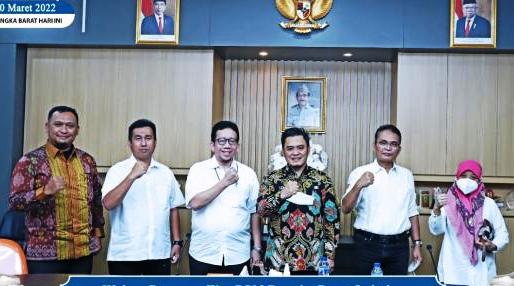 Konsultasi Pertanahan, Wabup Bong Ming Ming Ajak Tim BPN Bangka Barat ke Kementerian ATR/ BPN