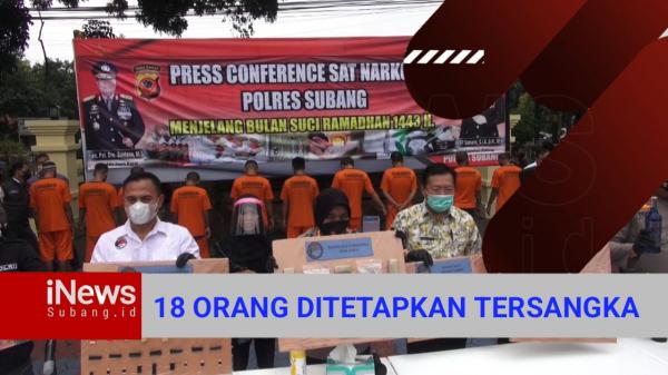 Video Pengungkapan Kasus Narkoba dan Penjualan Miras Ilegal di Subang