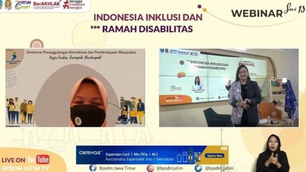 Program ASN Belajar BPSDM Jatim Angkat Tema 'Indonesia Inklusi dan Ramah Disabilitas'