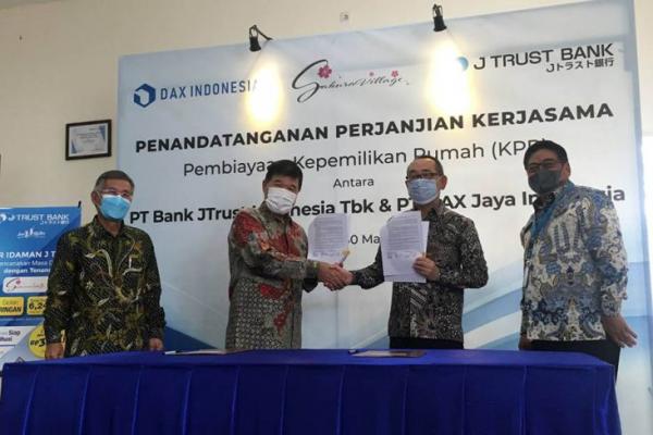 J Trust Bank Optimistis Sektor Properti Tumbuh, Teken Pembiayaan KPR Dengan DAX Jaya Indonesia