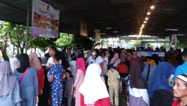 Hari Pertama Puasa, Bazzar Ramadhan Cijulang Diserbu Warga Yang Berburu Takjil Sambil Ngabuburit