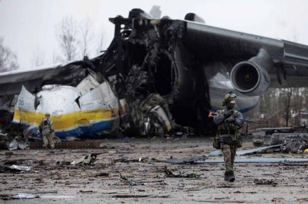 Kena Serangan Rusia, Pesawat Kargo Terbesar di Dunia Tinggal Puing-puing