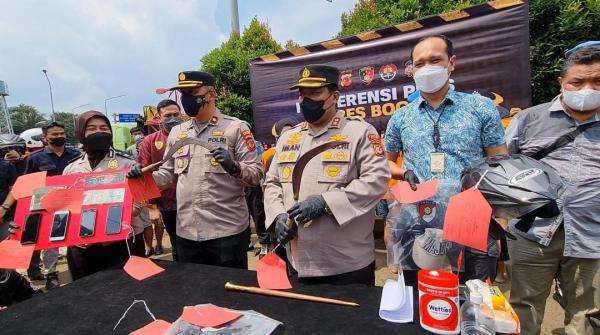 Viral di Medsos, 6 Begal Ditangkap Polisi dari Polres Bogor  