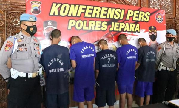 Polres Jepara Meringkus Remaja Cabuli Pelajar, Pas Kejadian Korban Dicekoki Miras Hingga Mabuk