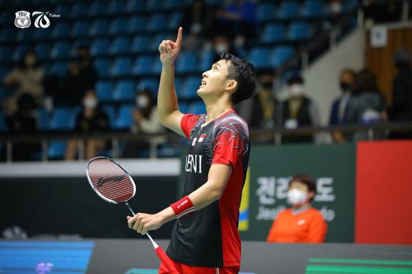 Jonatan Christie Lolos Final Korea Open 2022 Usai Kalahkan Wakil India