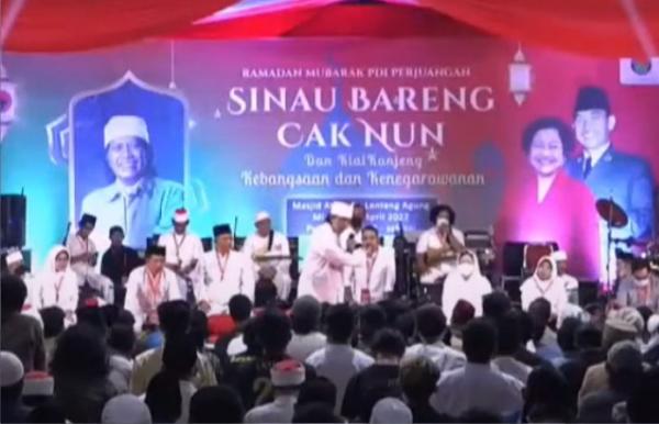 Ungkap Proses Panjang Hadiri Undangan Megawati, Cak Nun: Saya Istikharah