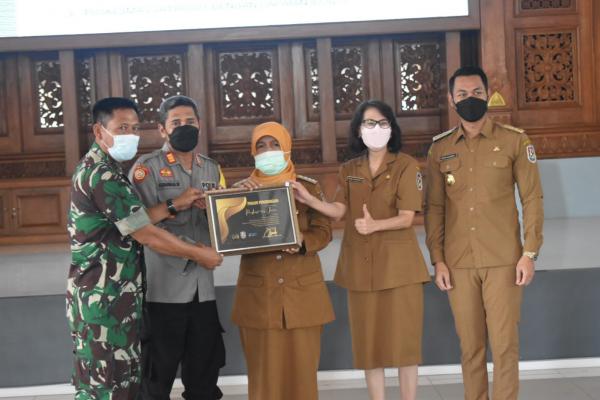 Kecamatan Jenu Terbaik Pertama Capaian Vaksin Covid-19 di Kabupaten Tuban