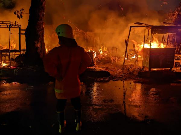 Kebakaran Pasar Talang Kota Cirebon Diduga Dilakukan oleh ODGJ