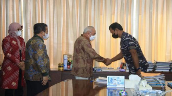 Bahas Pengamanan IKN Nusantara Bareng Pangkoarmada II, Isran Usul Lantamal Dibangun di Samboja 