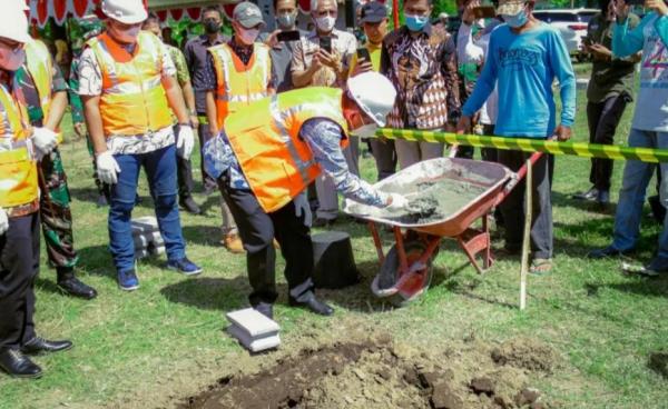 Lapangan Sepak Bola Nusawiru Bakal Disulap Menjadi Stadion Berstandar Nasional