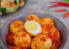 Cocok buat pendamping opor ayam, resep bumbu balado telur khas Minang