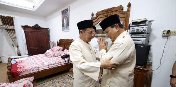 Habib Luthfi Peluk Prabowo Subianto, Para Petinggi Gerindra Ikut Silaturahmi