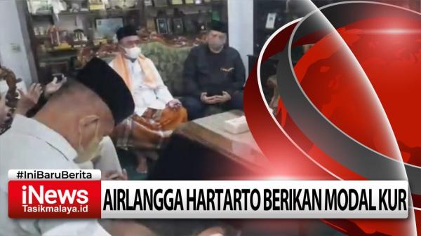 Video Menko Airlangga Kunjungi Ponpes Suryalaya Tasikmalaya, Dorong Pemberdayaan Ekonomi Masyarakat