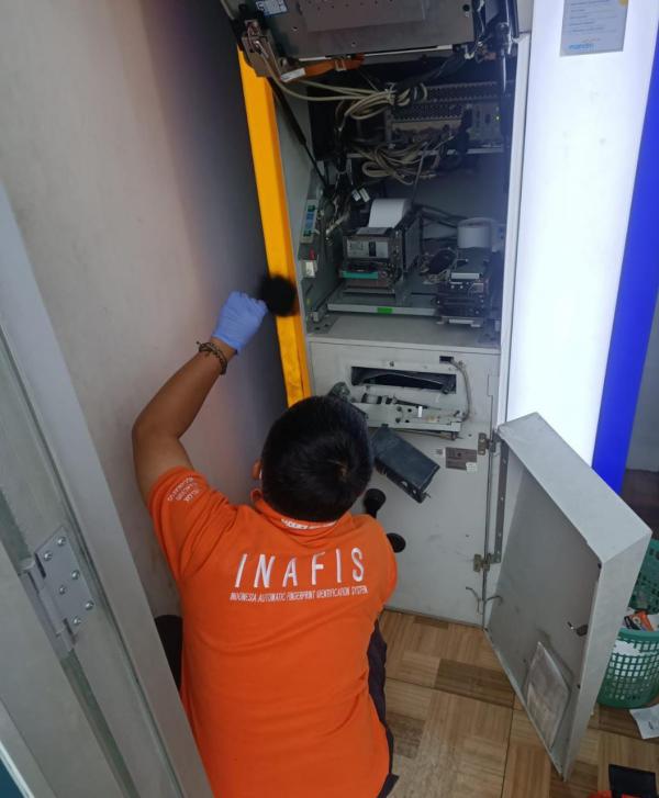 Mesin ATM bank Mandiri di Indihiang Dibobol Maling, Polisi Lakukan Penyelidikan