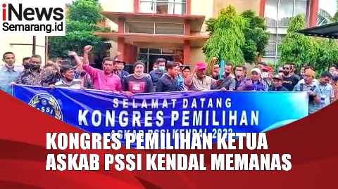 VIDEO Kongres Pemilihan Ketua Askab PSSI Kendal Memanas, Sejumlah Peserta Minta Diulang