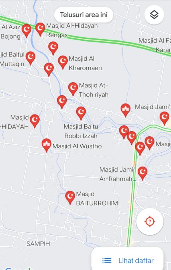 Cara Mudah Cari Masjid Terdekat dengan Google Maps