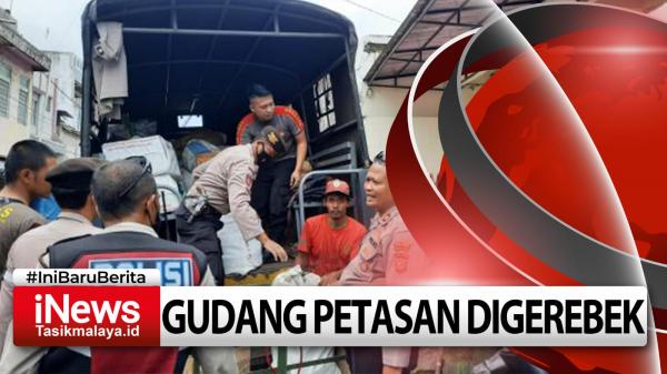 Video Polisi Gerebek Gudang Petasan di Tengah Pemukiman di Tasikmalaya, Jutaan Butir Petasan Disita