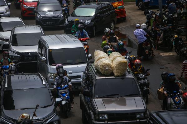 Jelang Lebaran Jalanan Palembang Macet 