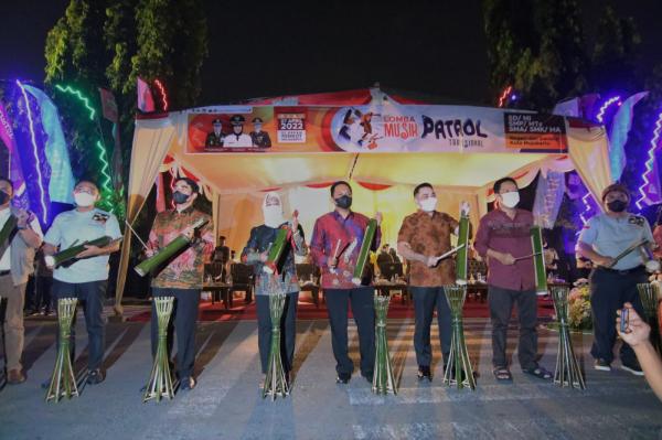 Alunan Musik Patrol Menggema di Kota Mojokerto