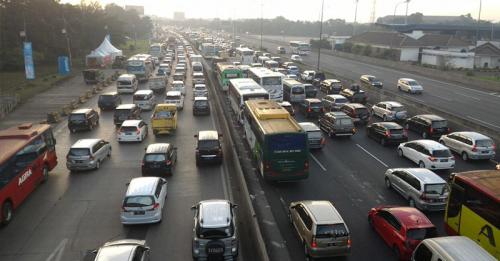 Jasa Marga Tutup Sementara Contraflow Tol Jakarta-Cikampek Km 47