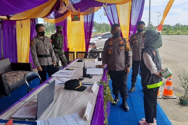 Operasi Ketupat 2022, Polres Bolmut Dirikan Enam Pos