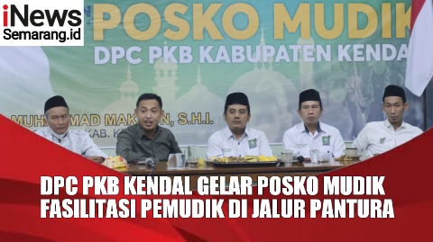 VIDEO DPC PKB Kendal Gelar Posko Mudik Fasilitasi Para Pemudik di Jalur Pantura