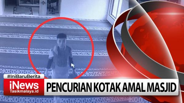 Video Pencurian Kotak Amal Masjid Terekam CCTV, Ini Wajah Pelaku