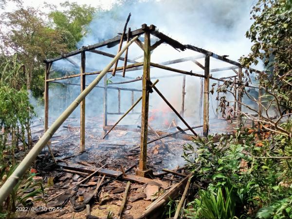 Dua Rumah Hangus Terbakar di Pangkalan, BPBD : Konsleting Listrik