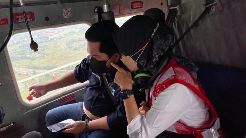 Erick Thohir Pantau Arus Mudik Lebaran dari Udara, Pemudik Setelah 2 Tahun Membludak