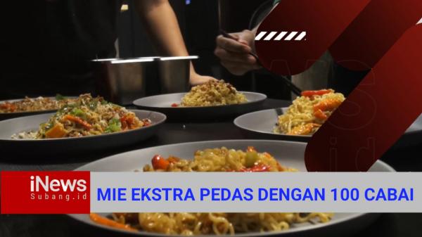 Video Kuliner Mie 100 Cabai di Subang Mengguggah Selera Pecinta Pedas