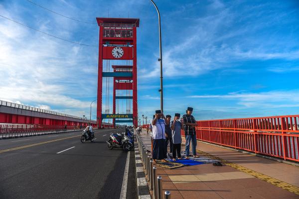 Salat Idul Fitri 1443 H di Kota Palembang