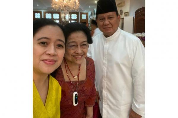 Duet Prabowo-Puan Kian Menguat Usai Ketum Gerindra Lebaran di Rumah Megawati