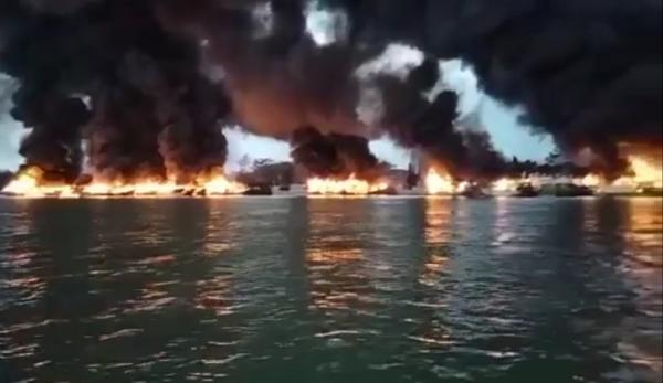 Detik-detik Kebakaran Kapal di Cilacap, Basarnas: Korban Jiwa Belum Diketahui