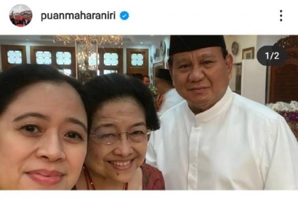 Heboh Pertemuan Prabowo Megawati saat Idul Fitri, Ini Penjelasan Prabowo Subianto
