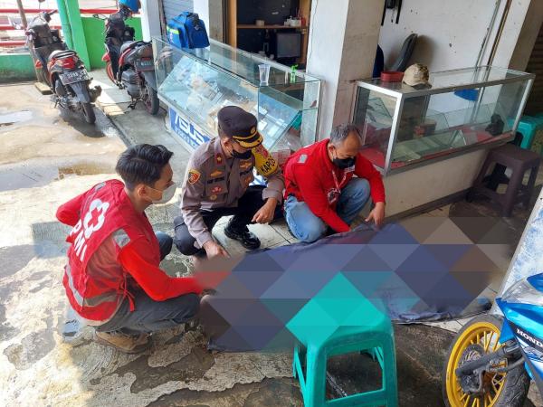 Seorang Pria Meninggal Dunia Akibat Serangan Jantung di Pasar Ciawi, Polisi Lakukan Olah TKP